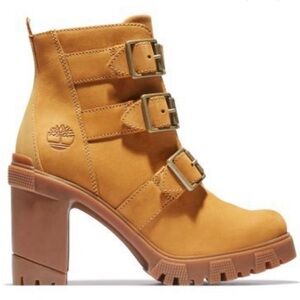 Timberland Women's Lana Point 3 Buckle Tan Brown Boots SZ 7.5